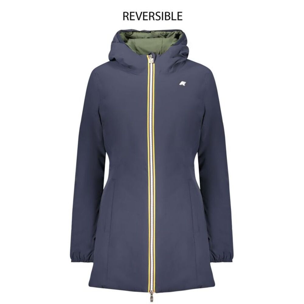 K-WAY Blue Nylon Women's Women's Jacket